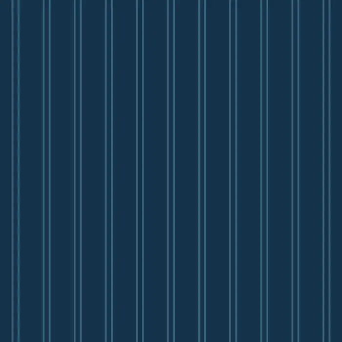 Instantly make any room appear larger with the dark blues of our Ascot Stripes Peel And Stick Removable Wallpaper!