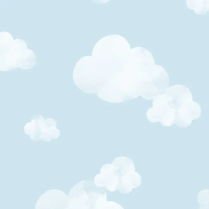 Create the fun atmosphere you’ve always imagined with our Organic Clouds Peel And Stick Removable Wallpaper.