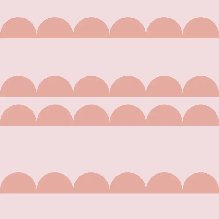 Create the room of your child's dreams with our Striped Scallops Peel And Stick Removable Wallpaper.
