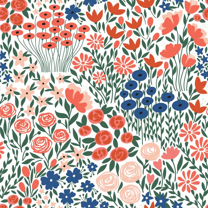 Capture the feel of flourishing greenery on any wall in your home with our Secret Garden Peel And Stick Removable Wallpaper.