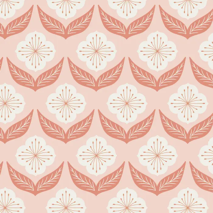 Bring the feeling of the outdoors indoors with our Modern Blossoms peel and stick removable wallpaper.