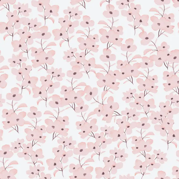 Create the perfect accent wall anywhere in your home with our Dogwood Blooms peel and stick removable wallpaper.