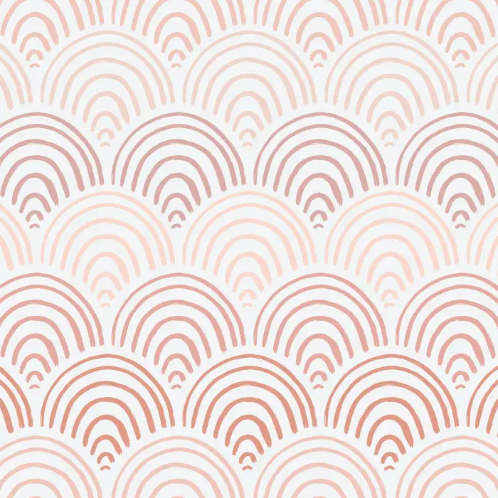 Bring bold colors and a playful design to your child's space with our Rainbow Hills Peel And Stick Removable Wallpaper.
