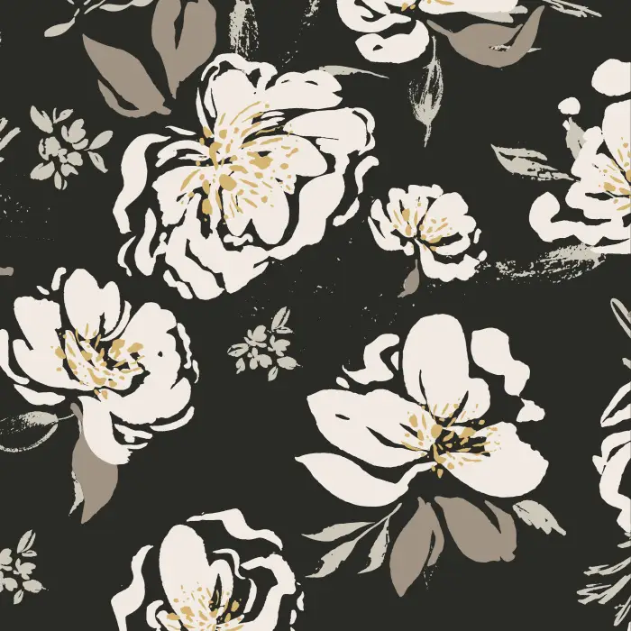 Create the look of a garden on any wall in your home with our Neutral Roses Peel And Stick Removable Wallpaper.