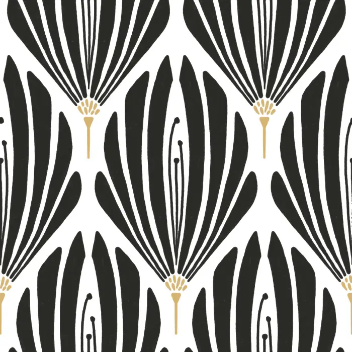 With it’s damask-like pattern of simplified floral shapes, our Fanning Florals Peel And Stick Removable Wallpaper is sure to make a statement on any wall.