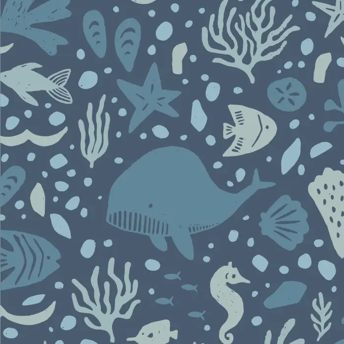 Create an ocean of fun with our Sea Life Peel and Stick Wallpaper.