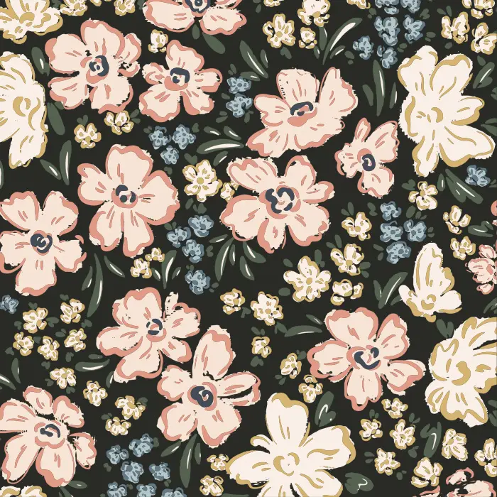 Create the perfect statement wall in your child's room with our Laced Meadow Peel and Stick Wallpaper.