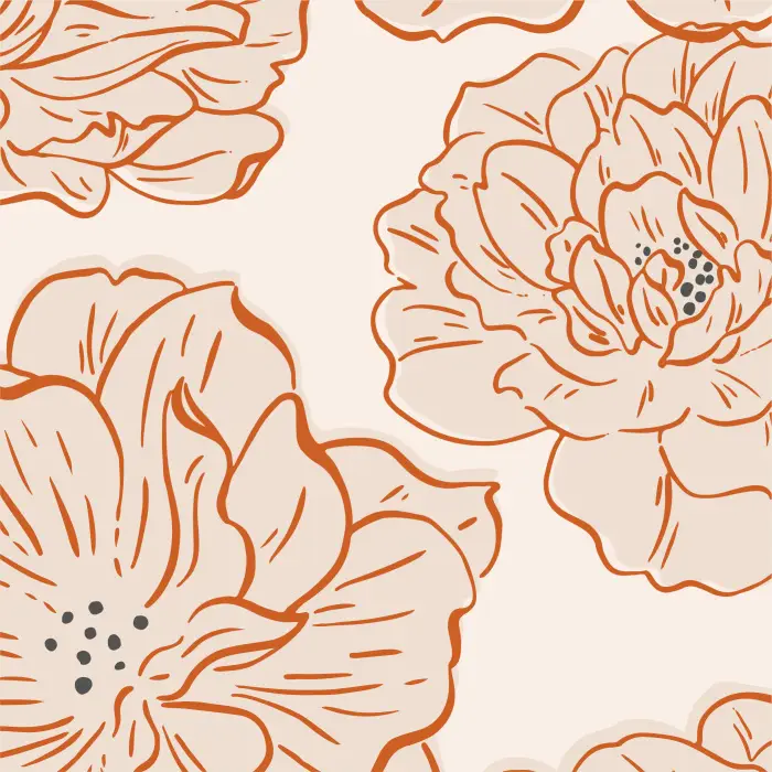 Create an overgrown garden on any wall in your home with our Happy Roses Peel and Stick Wallpaper.