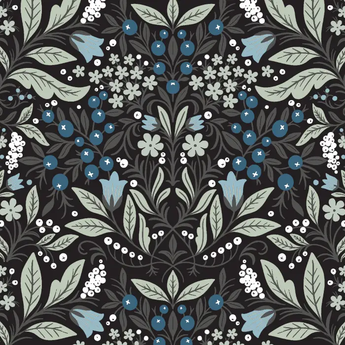Bring the beauty of a gardenscape into your home with our Floral Abundance Peel and Stick Wallpaper.