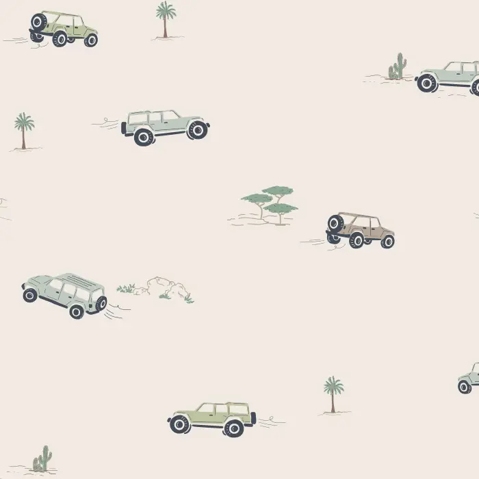 Fuel your love of adventure with our Safari Trek Peel and Stick Removable Wallpaper.