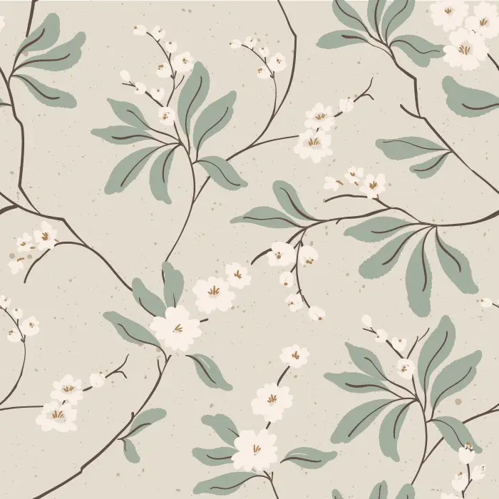 Create a stunning visual highlight with our Spring Branches Peel and Stick Removable Wallpaper.