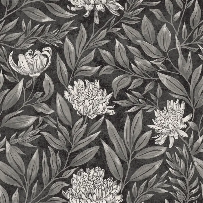Add an antique accent to any wall in your home with our Moonlit Meadow Peel And Stick Removable Wallpaper.