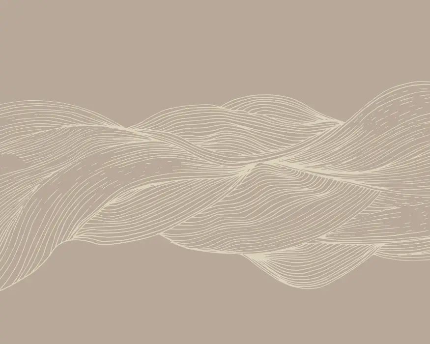Create the perfect vibe with our Interlaced Waves Peel & Stick Mural.